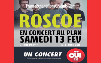 Gagnez des invitations pour le concert de Roscoe