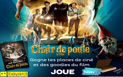 Gagnez des places de cinéma pour le film "Chair de poule"