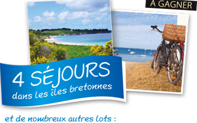 Gagnez 4 séjours pour 2 dans les Iles Bretonnes