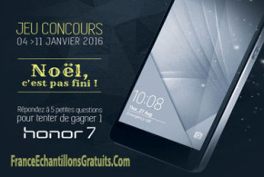 Gagnez 3 smartphones "Honor 7"