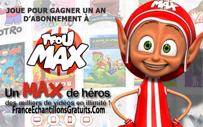 Gagnez un abonnement d'un an à Tfou Max