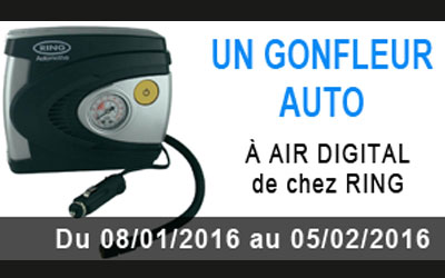 Gagnez un gonfleur Ring Digital