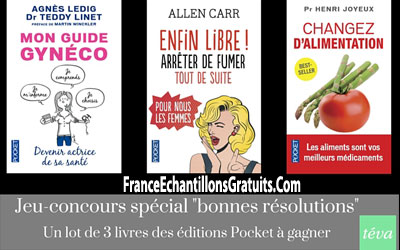 Gagnez un lot de 3 livres des éditions Pocket