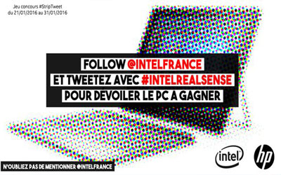 Gagnez un ordinateur portable Intel