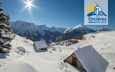 Gagnez un séjour au ski d'une semaine pour 4 à Orcières Merlette 1850