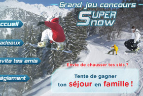 Gagnez un séjour au ski d'une semaine pour 4 à Doucy