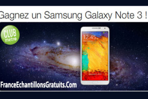 Gagnez un smartphone Samsung "Galaxy Note 3"