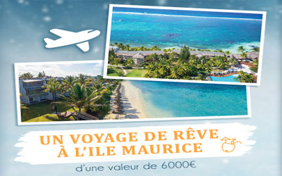 Gagnez un voyage pour 2 à l'île Maurice