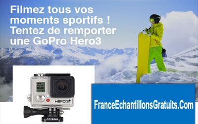 Gagnez une caméra vidéo GoPro Hero 3