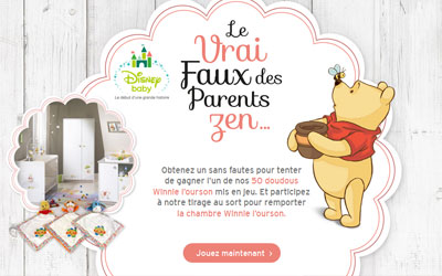 Gagnez une chambre complète Winnie l'Ourson