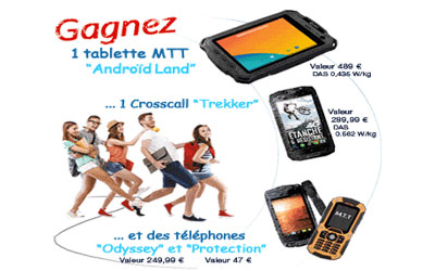 Gagnez une tablette MTT Android