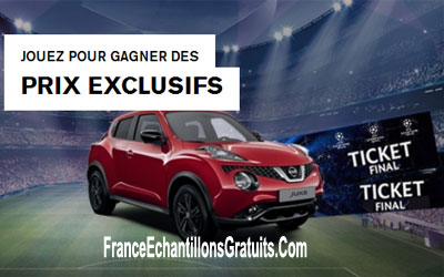 Gagnez une voiture modèle Nissan Juke