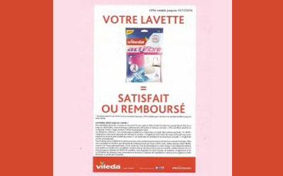 Lavette actifibre Viléda, remboursé