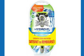 Rasoir Wilkinson Hydro 5 sensitive, remboursé