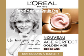 Test de produit, Age Perfect Golden Age de de L'Oréal