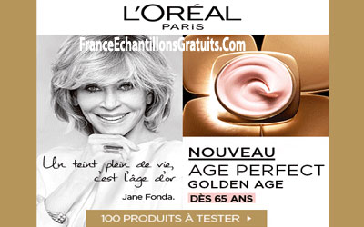 Test de produit, Age Perfect Golden Age de de L'Oréal