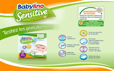 Test de produit, Couches Sensitive Babylino