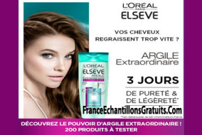 Test de produit, Elsève Argile Extraordinaire de L'Oréal