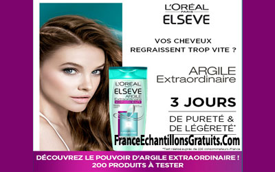 Test de produit, Elsève Argile Extraordinaire de L'Oréal