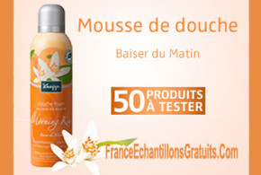 Test de produit, Mousse de Douche Baiser du Matin de Kneipp