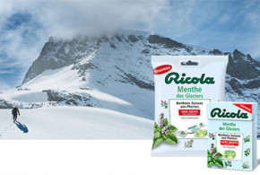 Test de produit, bonbons Ricola Menthe des Glaciers