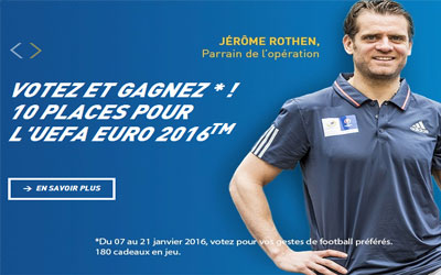 billets pour les Matches de poule de l'Euro 2016