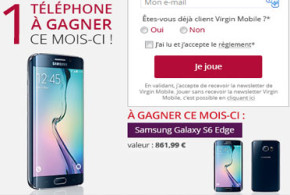 Gagnez un smartphone Samsung "Galaxy S6 Edge"