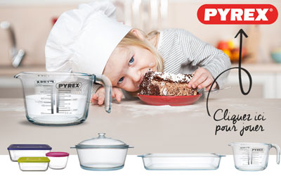 Articles de cuisine Pyrex à gagner