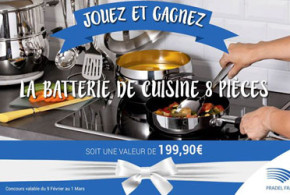 Batterie de cuisine 8 pièces à gagner