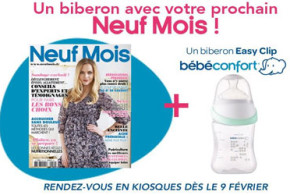 Biberon Bébé Confort, Magazine Neuf Mois de février