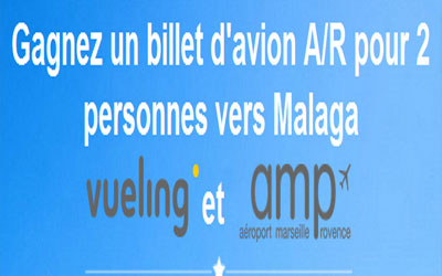 Billets d'avion A/R Marseille / Malaga à gagner