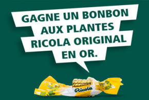 Bonbon Ricola en or 18 carats à gagner