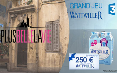 Bons d'achat d'eau Wattwiller à gagner