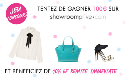 Bons d'achats Showroomprivé