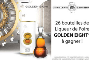 Bouteilles de Liqueur de Poire "Golden Eight"