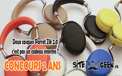 Casques audio Parrot Zik 2.0 à gagner