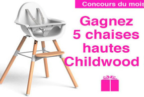 Chaises hautes Childwood à gagner