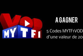 Code cadeau de 20 euros sur MyTF1 VOD à gagner