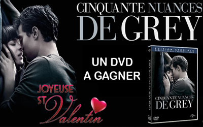 DVD du film "Cinquante Nuances de Grey" à gagner