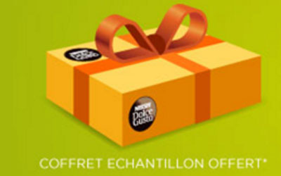 Echantillon gratuit, Coffret de capsules