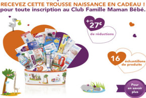 Echantillon gratuit, Trousse naissance