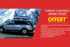 Forfait contrôle de votre voiture offert