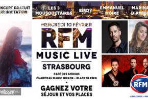 Gagnez un séjour pour 2 pour le concert "RFM Music Live"