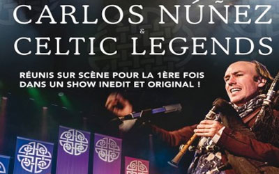 Invitations pour le concert de Carlos Nunez à gagner