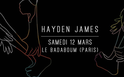 Invitations pour le concert de Hayden James à gagner