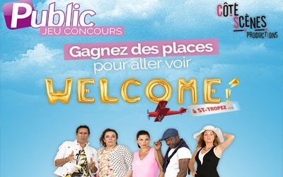 Invitations pour la pièce "Welcome à St-Tropez" à gagner