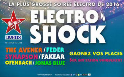 Invitations pour la soirée "ElectroShock"