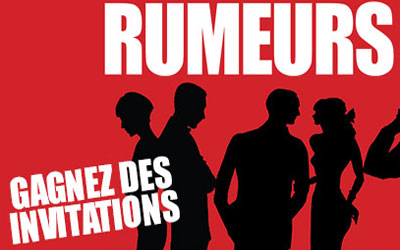 Invitations pour le spectacle "Rumeurs" à gagner