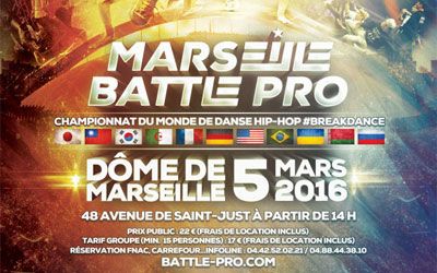 Invitations pour le spectacle de danse "Battle Pro" à gagner