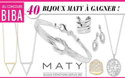 Jeu concours bijoux Maty